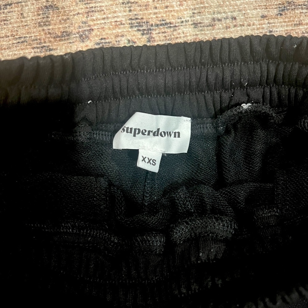 Revolve Superdown Black Shorts - image 2